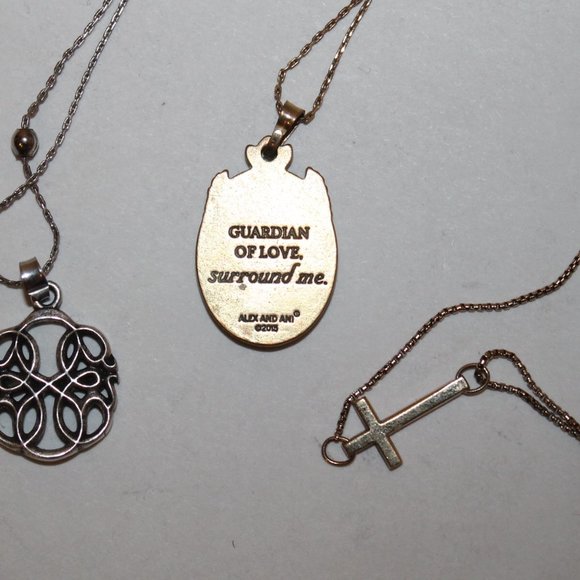 Alex & Ani 3 Pull Chain Lariat Necklace Bundle Lot - Picture 4 of 8